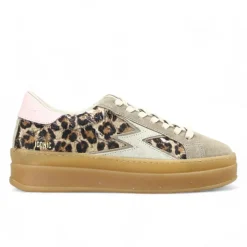 Sneakers en Velours de Cuir Iconic Deluxe léopard-Moa Concept Online