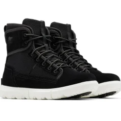 Homme Sorel Boots^Sneakers en Velours de Cuir & Nylon imperméables Explorer™ Mission noires