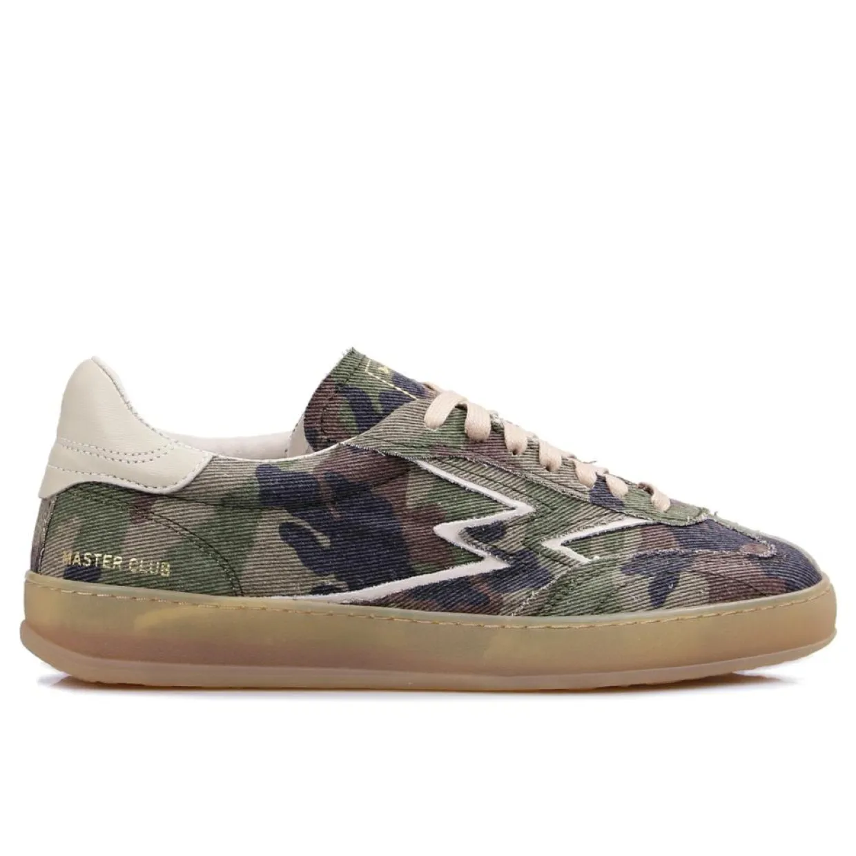 Sneakers en Velours de Cuir Club camouflage-Moa Concept Online