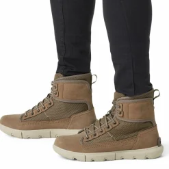 Sneakers en Velours de Cuir & Nylon imperméables Explorer™ Mission beiges-Sorel Hot