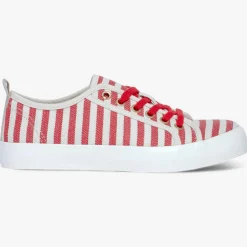 Sneakers Laurier rayées rouge/blanc-Bocage Online