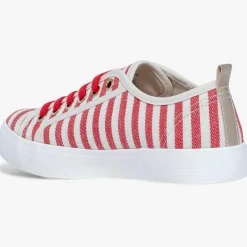 Sneakers Laurier rayées rouge/blanc-Bocage Online