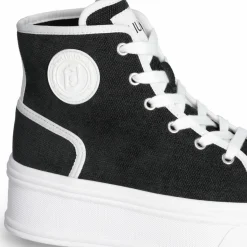 Femme Liu-Jo Baskets^Sneakers Maora noir/blanc - Talon 5 cm