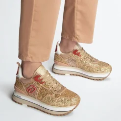 Sneakers Marion strass doré/rose-Liu-Jo