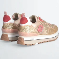 Sneakers Marion strass doré/rose-Liu-Jo