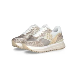 Femme Liu-Jo Baskets^Sneakers Maxi Wonder Dorées