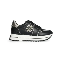 Sneakers Maxi Wonder Noires Or Clairs-Liu-Jo New