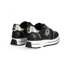 Sneakers Maxi Wonder Noires Or Clairs-Liu-Jo New