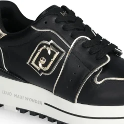 Sneakers Maxi Wonder Noires Or Clairs-Liu-Jo New