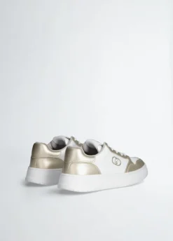 Femme Liu-Jo Baskets^Sneakers Me Blanches Or Clairs
