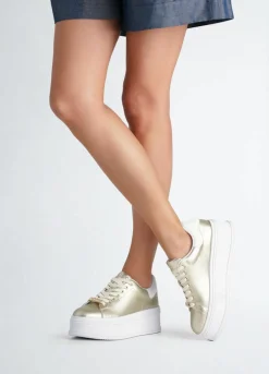 Femme Liu-Jo Baskets^Sneakers Selma Dorées