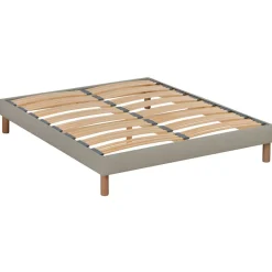 Hypsom Sommiers^Sommier en bois Kit Lino beige - 140x190 cm