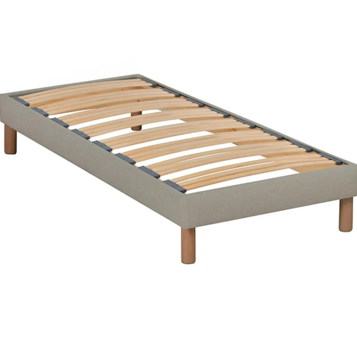 Hypsom Sommiers^Sommier en bois Kit Lino beige - 90x190 cm