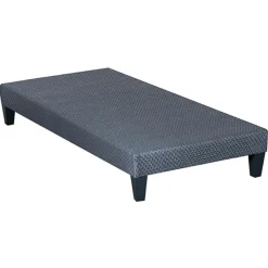 Sommier tapissier à lattes en Kit Délicatesse gris - 90x200 cm-Hypsom Sale