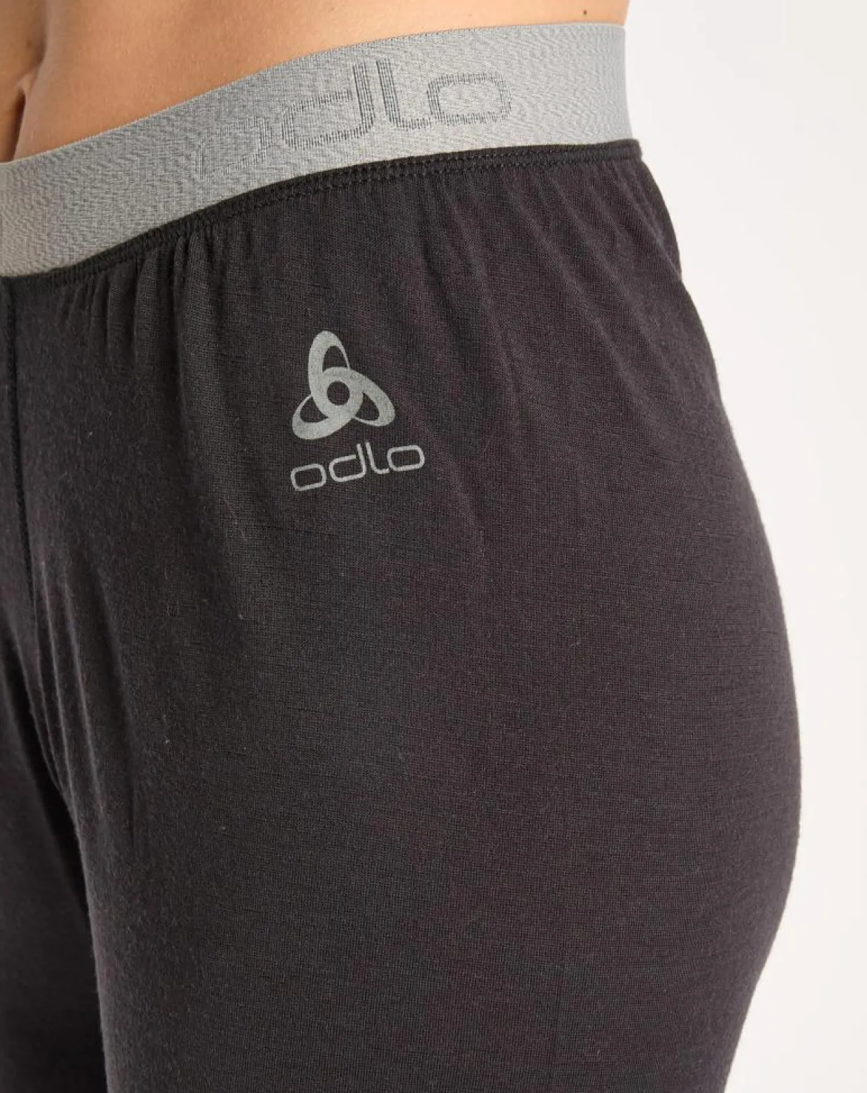 Femme Odlo Pantalons^Sous-pantalon thermique 100% Laine Merino Natural noir
