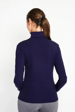 Femme Assuili Pulls^Sous-pull en Soie mélangée bleu nuit