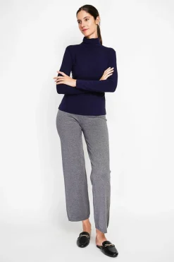 Femme Assuili Pulls^Sous-pull en Soie mélangée bleu nuit