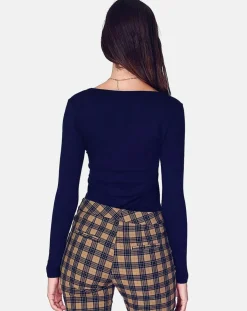 Femme Assuili Pulls^Sous-pull Marilyne bleu nuit