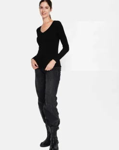 Sous-pull Marilyne noir-Assuili Discount