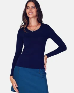 Sous-pull Senda bleu nuit-Assuili Outlet
