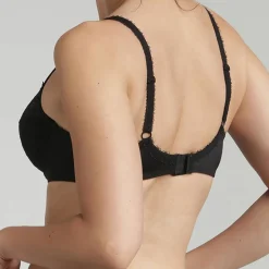 Soutien-gorge balconnet Flower Elegance noir-Playtex Outlet