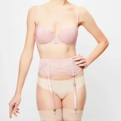 Femme La Perla Lingerie, Nuit^Soutien-gorge balconnet Garnet rose