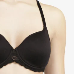 Femme Chantelle Lingerie, Nuit^Soutien-gorge coques enveloppant spacer Parisian noir