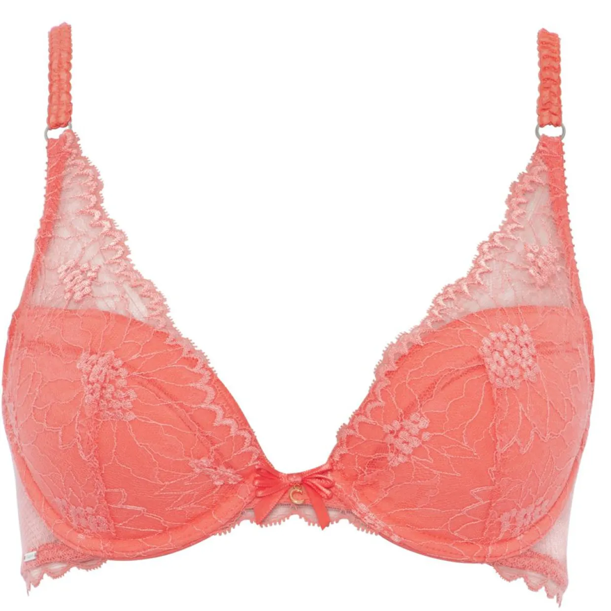 Femme Chantelle Lingerie, Nuit^Soutien-gorge coques Push-Up avec mousse Opéra rose goyave
