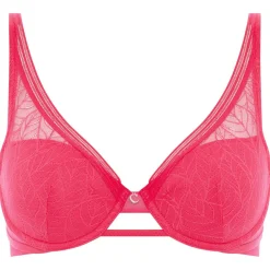 Femme Chantelle Lingerie, Nuit^Soutien-gorge coques spacer Marceau rose lipstick