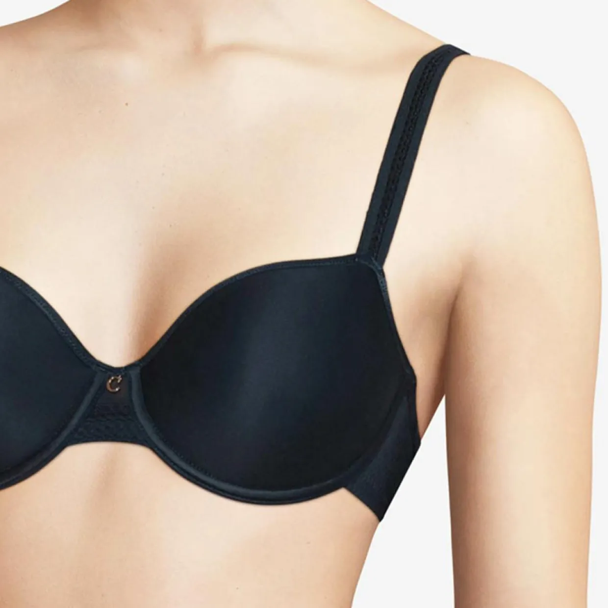 Femme Chantelle Lingerie, Nuit^Soutien-gorge corbeille Chic Esse bleu foncé