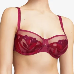 Femme Chantelle Lingerie, Nuit^Soutien-gorge corbeille soft Montaigne rose