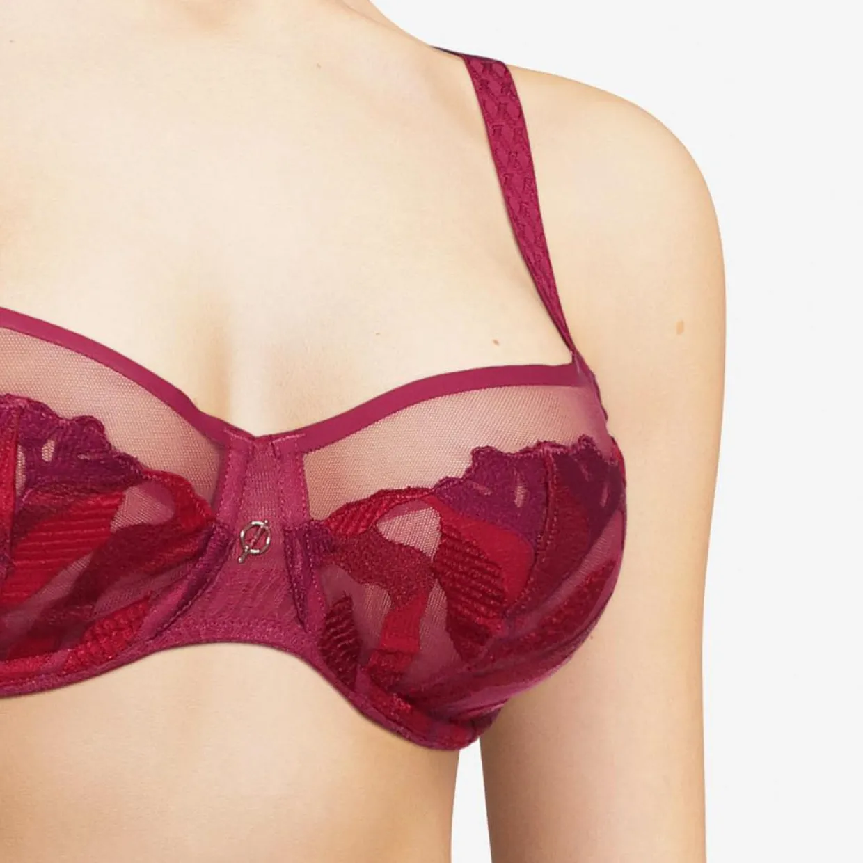 Femme Chantelle Lingerie, Nuit^Soutien-gorge corbeille soft Montaigne rose