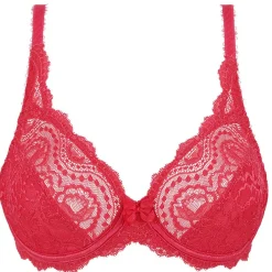 Femme Playtex Lingerie, Nuit^Soutien-Gorge emboîtant Flower Elegance framboise