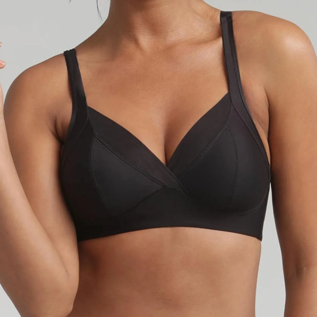 Femme Playtex Lingerie, Nuit^Soutien-gorge Feel Good Support noir