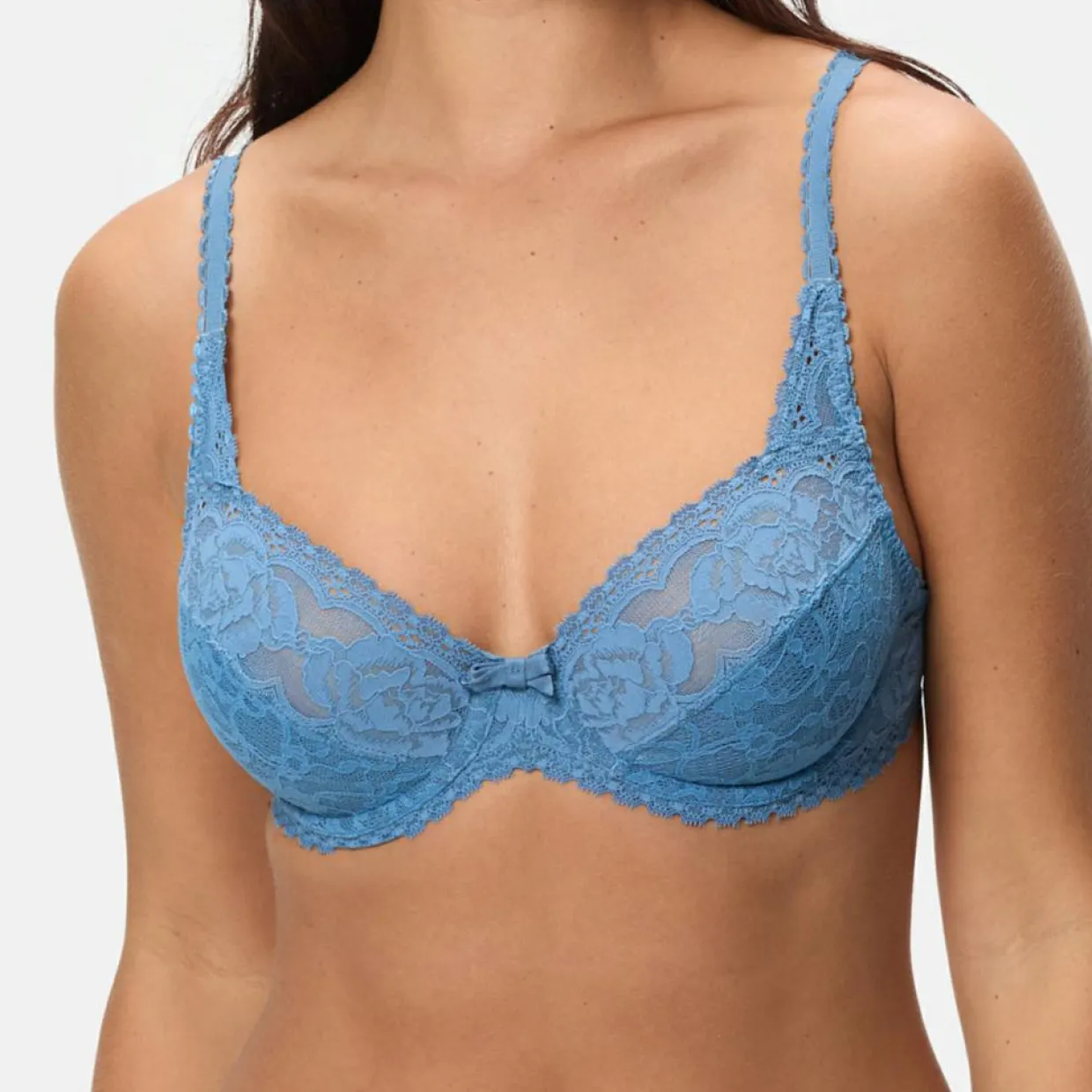 Femme Playtex Lingerie, Nuit^Soutien-gorge Flower Elegance bleu océan