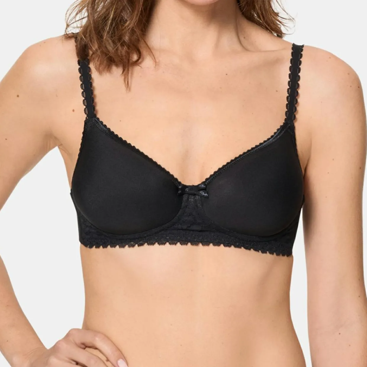 Femme Playtex Lingerie, Nuit^Soutien-gorge Flower Elégance noir