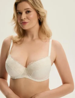 Femme Esotiq Lingerie, Nuit^Soutien-gorge K Century Crème