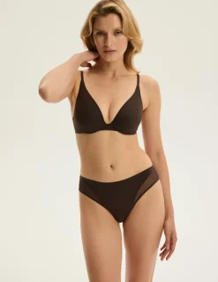 Femme Esotiq Lingerie, Nuit^Soutien-gorge K Cleary 2 Chocolat Noir