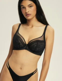 Femme Esotiq Lingerie, Nuit^Soutien-gorge K Nickita 4 Noir/Gris