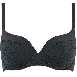 Soutien-gorge Norah en dentelle gris bleu-Femilet Clearance