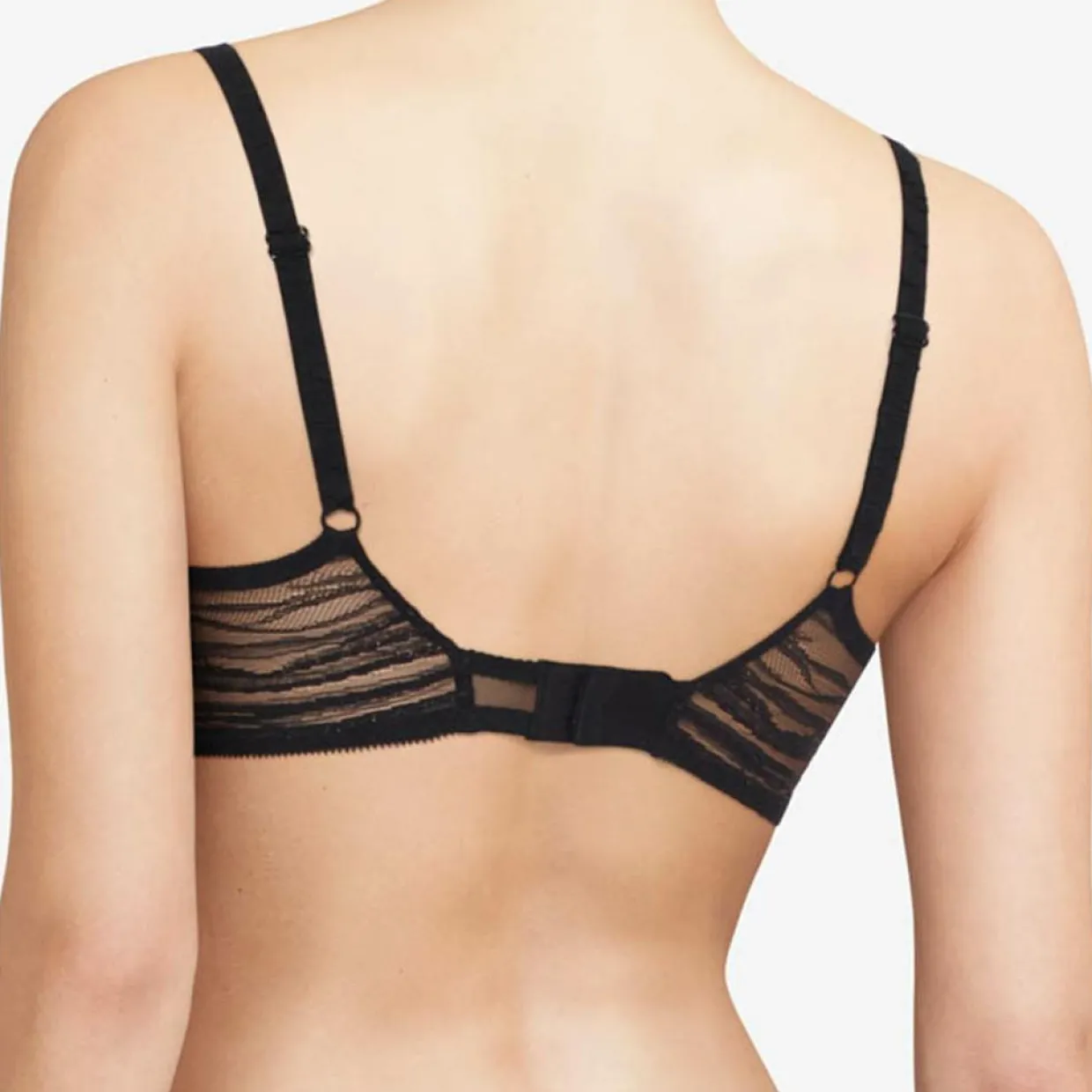 Femme Chantelle Lingerie, Nuit^Soutien-gorge plongeant Likeness noir/doré