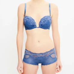 Femme La Perla Lingerie, Nuit^Soutien-gorge push-up Amethyst denim