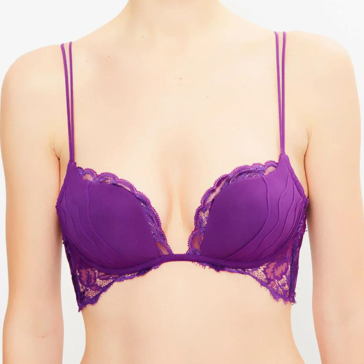 Soutien-gorge push-up Desert Rose violet-La Perla New