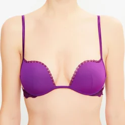 Soutien-gorge push-up sans armatures Moonstone violet-La Perla Sale