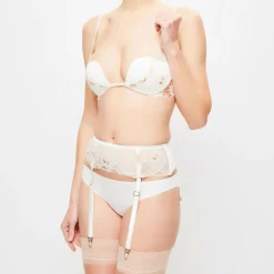 Soutien-gorge push-up sans armatures Love Stone blanc-La Perla Discount
