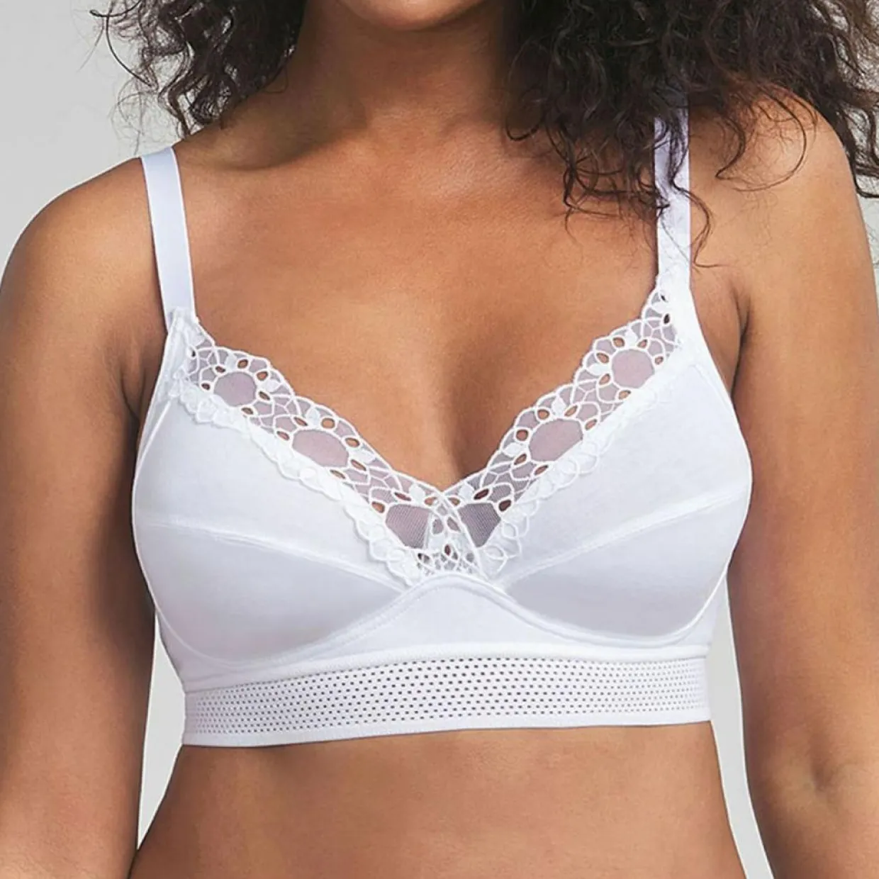 Soutien-gorge sans armatures Feel Good Support blanc-Playtex Hot