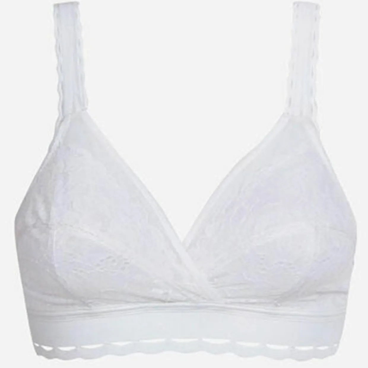 Femme Playtex Lingerie, Nuit^Soutien-gorge sans armatures Coeur Croisé Féminin blanc