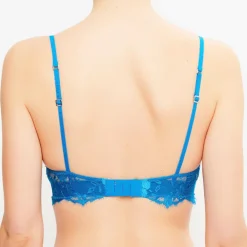Femme La Perla Lingerie, Nuit^Soutien-gorge triangle coques Desert Rose bleu canard