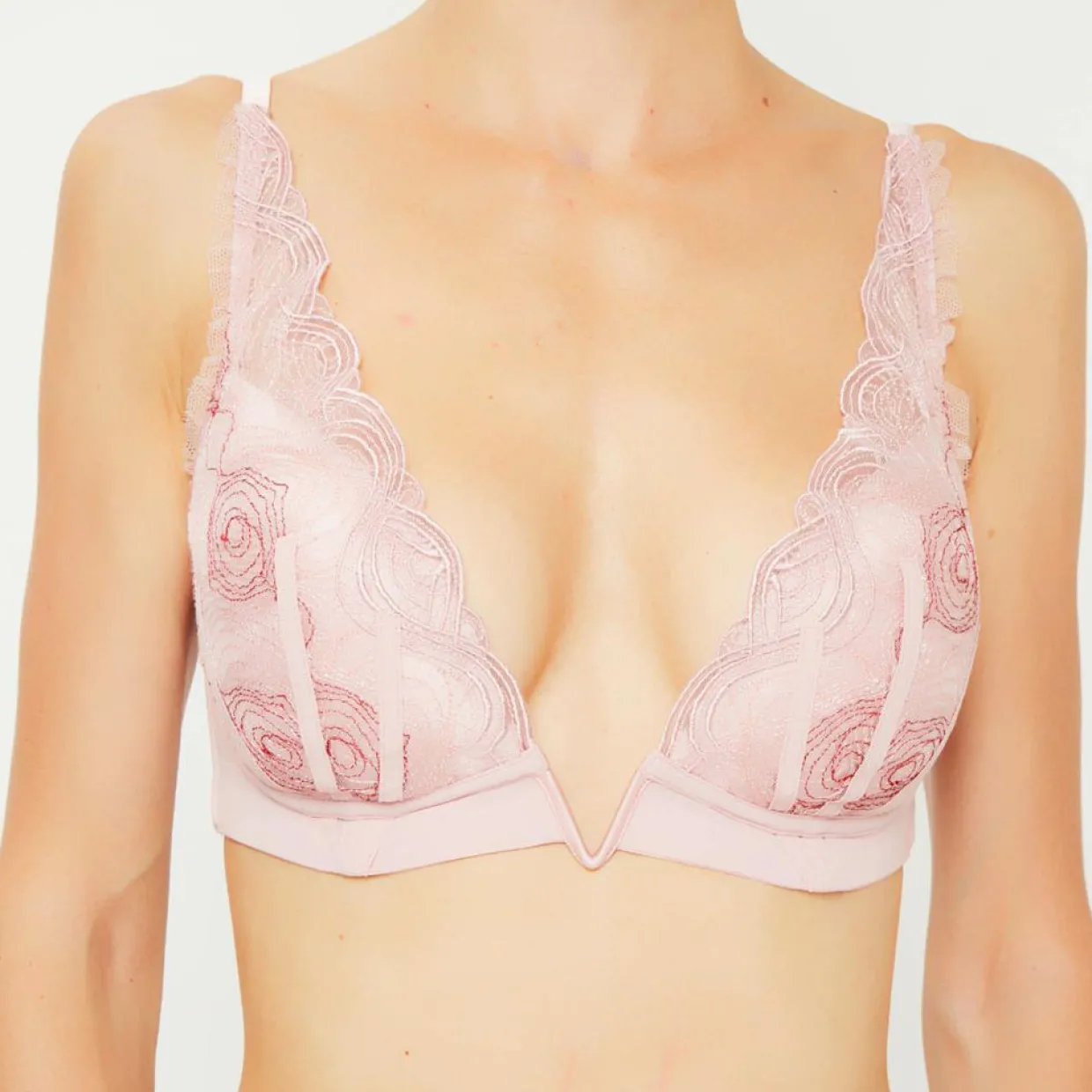 Soutien-gorge triangle Elements rose-La Perla Discount