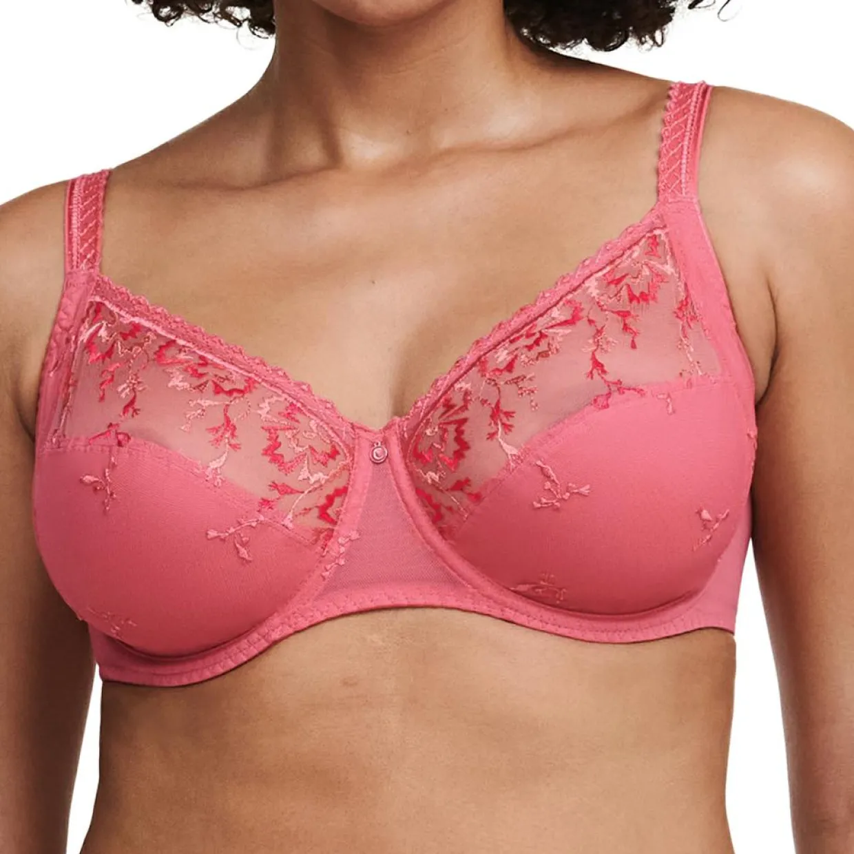 Femme Chantelle Lingerie, Nuit^Soutien-gorge Très Enveloppant avec armatures Every Curve corallin